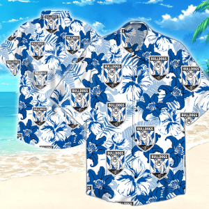 HWS033 Canterbury Bankstown Bulldogs Aloha Hawaiian Shirt min 2
